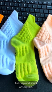 Towel Bottom Running Socks Cotton Sweat Absorption Cycling Socks Breathable Sports Basketball Socks