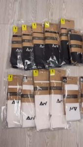 ARI DAILY QUARTER SOCKS - BLACK/GREY/WHITE ถุงเท้า อาริ แพ็ค 3 สีดำเทาขาว ขายแยก 1 คู่❤️‍🔥