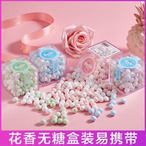 Kissing candy Rose scented candy refreshing breath for a long time mint candy box sugar-free mint candy
