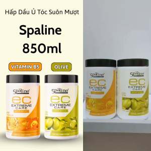 Hấp Dầu Ủ Tóc Suôn Mượt Spaline 850ml  VITAMIN B5  OLIVE  Giúp Tóc Mềm Mượt  Hương Nước Hoa .