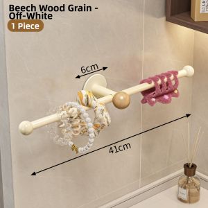 QIOEROUL | Walnut Wood Accessories Storage Wall Hanger