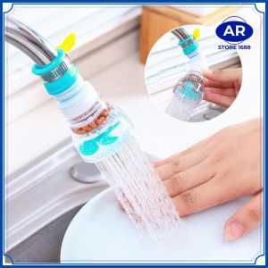 Sambungan Kran Air & Aksesoris Anti Splash Shower & Head Saringan 360 Derajat