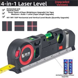 CHUANGYI | Portable Woodworking Laser Level Multi Function Cross Line
