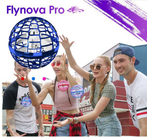 Mini Flynova Pro UFO Flying Ball Toy Spinner Toy Hand Controlled Boomerang Ball With Led Lights Drone Helicopter 360° Rotating Cute Little Flying Fairy Sensor Boys And Girl Happy Birthday Toys