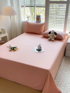 DREAMLUX 1200TC Hotel Cotton Bedsheet Set 7IN1 Flat Sheet Thin Comforter Side Pocket K/Q/SS