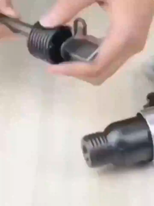 อุตสาหกรรมที่มีประสิทธิภาพจับตรงประเภทอากาศสิ่วนิวเมติกค้อนเครื่องมือพลั่ว 150 Pneumatic Hammer Tool มิลลิเมตร สกัดลม ชุดสกัดลม พร้อมดอกสกัด 5 ดอก ขนาด 150 มม