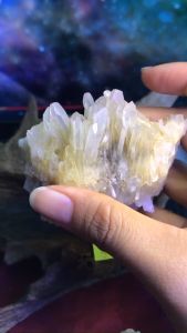 Đá THACH Anh VÀNG pha lê tự nhiên trong suốt vàng Citrine thanh tẩy thiền định tarot cực mạnh Clear Quartz Natural 507