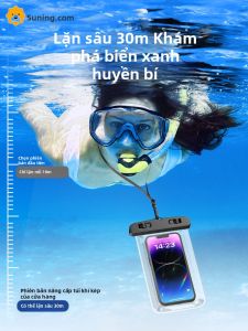 Túi Chống Thấm Nước Cho Điện Thoại Di Động Có Thể Chạm Màn Hình Bơi Chuyên Dụng Trang Thiết Bị Lướt Sóng Chống Mưa Cho Tài Xế Giao Hàng