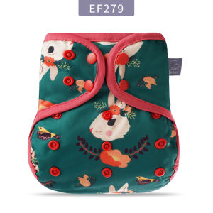 Elinfant bigger size adjustable waterproof diaper cover washable reusable fashion print for 10-20kg baby cloth diaper