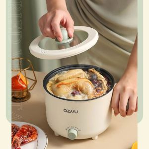 Nồi Lẩu Điện Đa Năng Kèm Giá Hấp  Nồi Dung Tích 18L  Tiện lợi Siêu Chống DÍnh Nấu Lẩu  Cơm  Chiên Xào