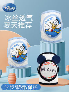 Childrens Knee Pads Summer Baby Crawling Protection Knee Pads Toddler Walking Anti-Fall Knee Protector Cartoon Style Knee Pads