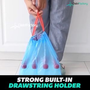 Large Capacity Thick and Strudy with Strong Drawstring Small Trash Bags for Bathroom Kitchen Bedroom Office