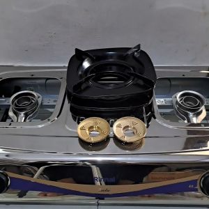 PAKET TATAKAN KOMPOR GAS RINNAI KAKI 4 + BURNER RINNAI KECIL KUNINGAN SUPER TEBAL 31 TYPE C / E / CE