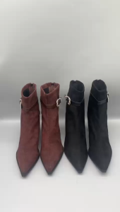 WYN Sepatu Boots Heels Wanita Korea BO9084