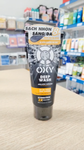 Sữa Rửa Mặt OXY Deep Wash 100g – Than Hoạt Tính Làm Sạch Sâu Kiểm Soát Dầu Nhờn