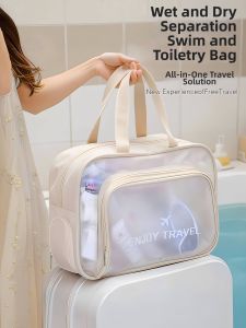 rosekey | Waterproof Dry Wet Separation Large Capacity Travel Toiletry Bag