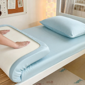 NAIYOUCHENG | Simple Cotton Bedskirt Student Dormitory