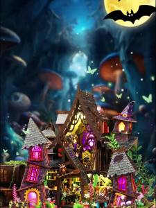 Strange Castle 3D Wooden Puzzle - DIY Miniature House Bookend Unique Gift for Craft Lovers & Home Decoration