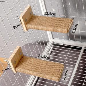 Cat Climber Ladder Cat Cage Cat Climbing Frame Integrated Solid Wood Stairs Do Not Cover an Area of Jumping Platform Cat Climbing Column Scratching Board Cat Toy