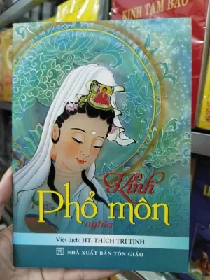 Kinh Phổ Môn Thanh Duy bìa xanh cực đẹp