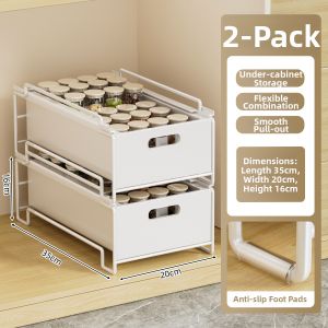 youqin | Multifunction Kitchen Storage Rack Drawer Type