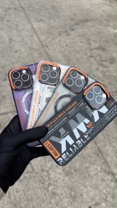 Ốp | Case Mikwer Nhám Hoạ Tiết Tích Hợp Sạc Không Dây Dành Cho iPhone Viền Dẻo Chống Sốc Không Bám Vân Tay