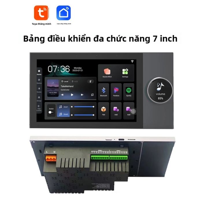Hệ Thống Âm Thanh Thông Minh TUYA 7 Inch Với Màn Hình Cảm Ứng, Bộ ...