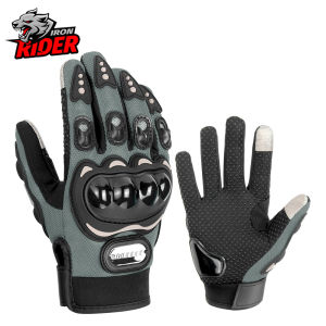 Four Season Motorcycle Gloves Anti Drop Breathable Off-road Motorcycle Riding Gloves Touch Screen Full Finger Sports Gloves