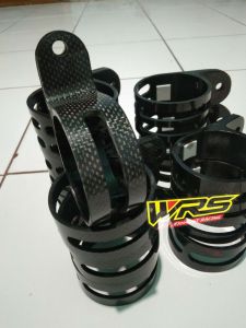 Klem knalpot Karbon Carbon Ninja 2 Tak Diameter 25 inch