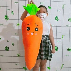 [MIỄN SHIP + TẶNG QUÀ] GỐI ÔM CHO BÉ HÌNH CỦ CÀ RỐT SIZE LỚN GẤU BÔNG CÀ RỐT MỀM MỊN CHO BÉ