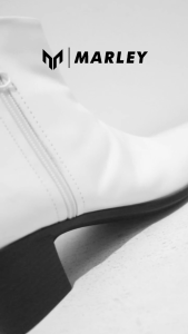 Marley Manda 360-01 Sepatu Boots Fashion Casual Pantofel Formal Wanita Trendi Berkualitas Putih Sintetis