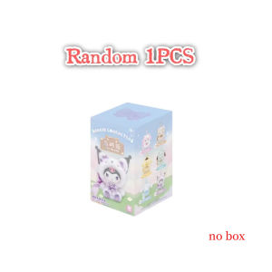Sanrio | 2026 popular Kuromi Fox Island Series Vinyl Plush Blind Box Cute Cartoon Hello Kitty Kuromi Pendants Girl Bag Ornament Toy Gifts