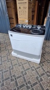 Mesin Cuci 2 Tabung AQUA AQW 1570 HT Hijab Series Airdry System Stainless Spin Semi Auto Washer 15 KG