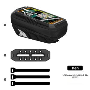 ENLEE | Túi Đựng Đồ Xe Đạp ENLEE 1.8L Dung Tích Lớn Hai Màu Chất Liệu TPU Chống Nước Cảm Ứng Nhạy Tương Thích Với Thiết Bị Đạp Xe