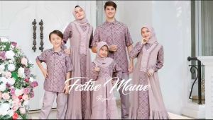 BAJU SARIMBIT COUPLE KELUARGA ETHICA 2025 ROYAL 07 FESTIVE MAUVE