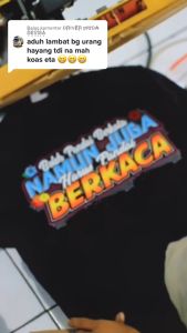 KAOS SABLON DTF KAOS KATA KATA PASUKAN BAR BAR COTTON COMBED 24S (LEBIH TEBAL DARI 30S) ADEM NYAMAN DI PAKAI DAYA SERAP KERINGAT TINGGI