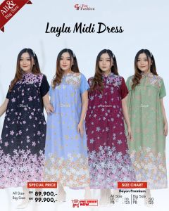 LAYLA MIDI DRESS BY FEE FASHION // QISMA STORE