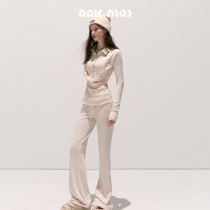 OAKMOO | Áo Sweater Polo Giả Hai Mảnh Ôm Body