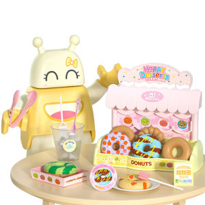 Colorful Childrens Ice Cream Kitchen Toy Set Girls Pretend Play Food Truck Birthday Christmas Gifts Safe Non-toxic Materials