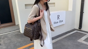 Tas Ransel Wanita Kulit Buatan Tahan Air Xingfu RW10