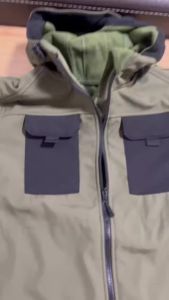 Mens Tactical Winter Autumn Warm Cargo Fleece Jackets Softshell Military Hoodie Windproof Outdoor Coats Hiking Camping Climbing