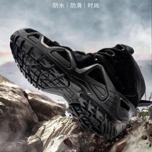 Combat Boots Mens American Ultra-Light Combat Boots Non Slip Abrasion Resistant Waterproof Outdoor Mountaineering Hiking Shoes Mens Camping Cycling Boots