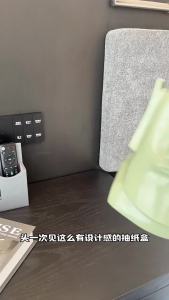 Gypsum Paper Towel Box Easter Statue Desktop Headphone Stand