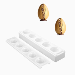 Vẽ Tay Trứng Phục Sinh KHUÔN SOCOLA 5/8 Khoang 3D Khuôn Bánh Silicone Thân Thiện Với Môi Trường Nhà Bếp Món Tráng Miệng Nướng Dụng Cụ Cho Ngày Phục Sinh