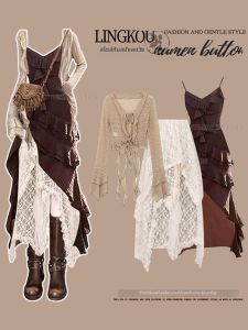 NUMEN BUTTON | Elegant Design Spring Outfit Set