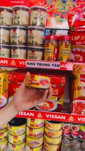 Thùng 72 hộp Bò Hầm lon in Vissan hộp 150g Date 2028 - V130T