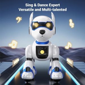 JJRC new intelligent voice gesture interactive robot dog childrens educational early education remote control toy electronic pet