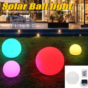 Ngoài Trời Đèn LED Năng Lượng Mặt Trời Sân Vườn Bóng Điều Khiển Từ Xa Đèn Sàn Cho Bãi Cỏ Đường Bể Bơi Tiệc Cưới Ngày Lễ Trang Trí Nhà IP68