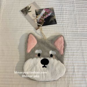 Kknar Animal Thickened Hand Towel Absorbent Quick Dry Cute Cartoon Creative Ins Korean Style Kitchen Bathroom Hand Towel
