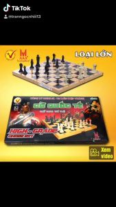 [LHT] Cờ Vua Liên Hiệp Thành Size Lớn 36.5cm Nhựa Loại Tốt Cứng Cáp Cao Cấp Gấp Gọn Đồ Chơi Trẻ Em Trí Tuệ - Little Kobo